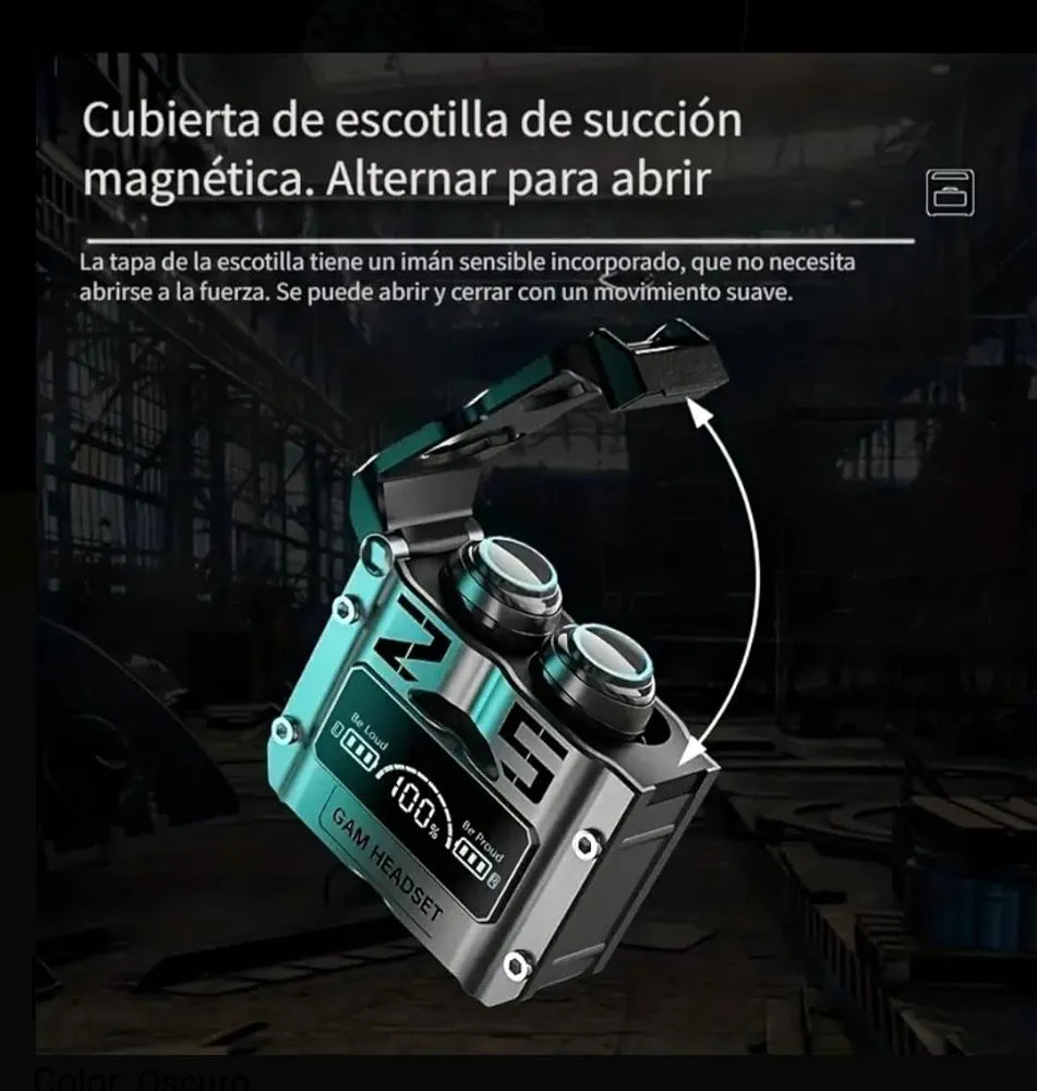 Auriculares Bluetooth M25 / Gaming 5.3