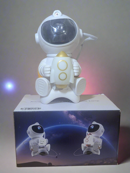 MINI Astronauta Proyector + Speaker Bluetooth cohete 🚀