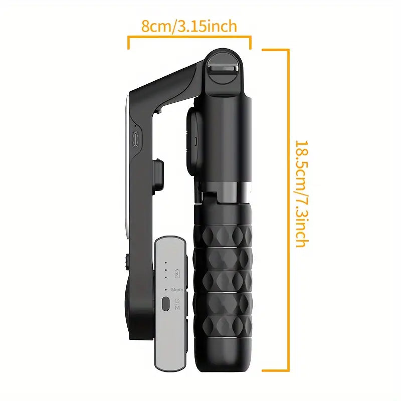 Gimbal A6 (Estabilizador de video y fotos) + luz les desmontable