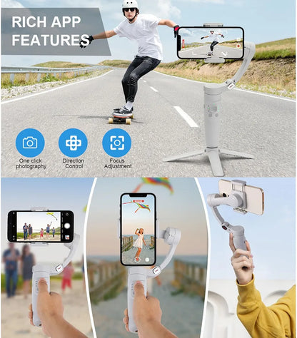Gimbal Estabilizador Inteligente de 3 Ejes modelo | MERAK M1 |
