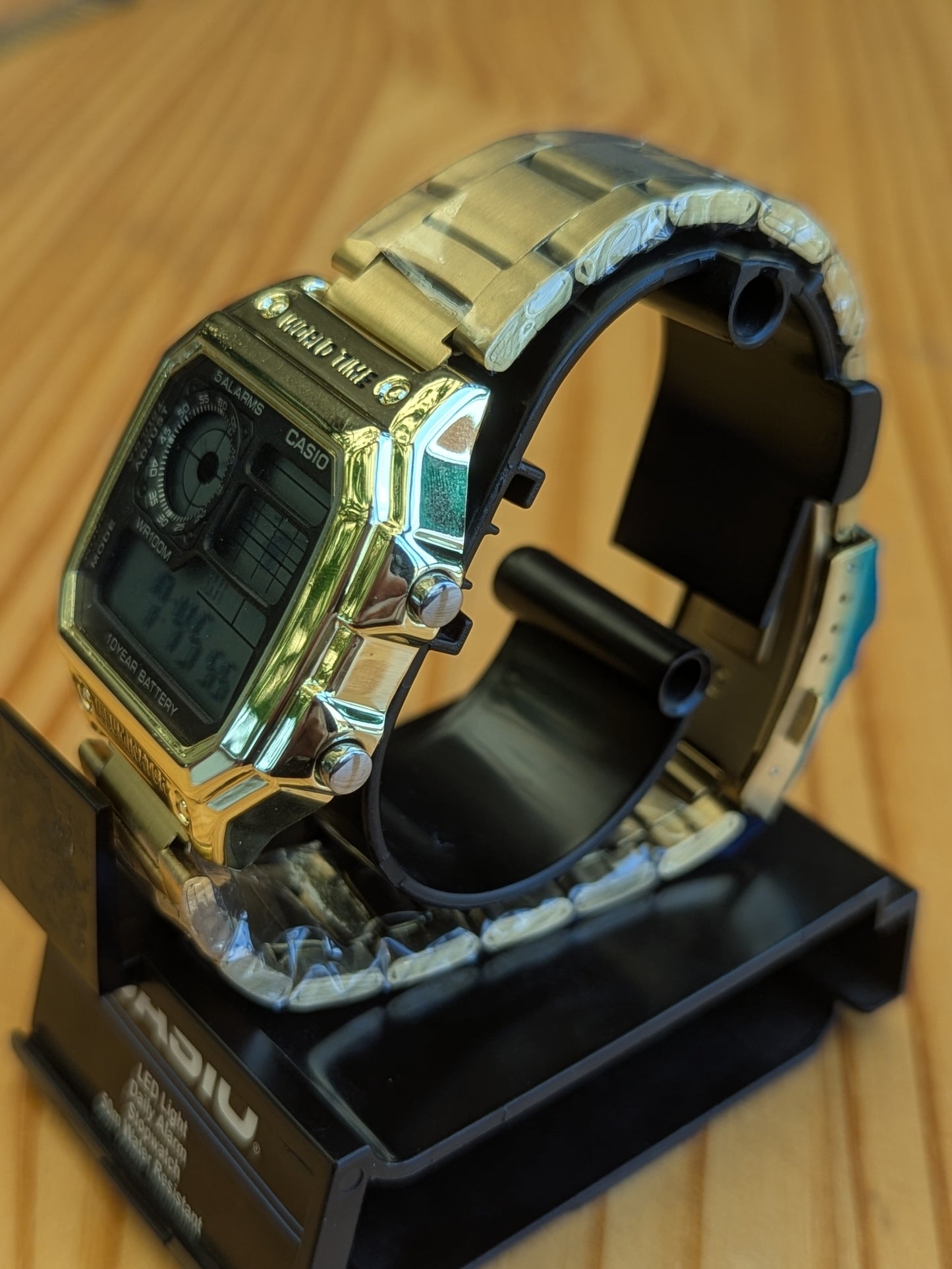 Casio Clasico Silver World Time