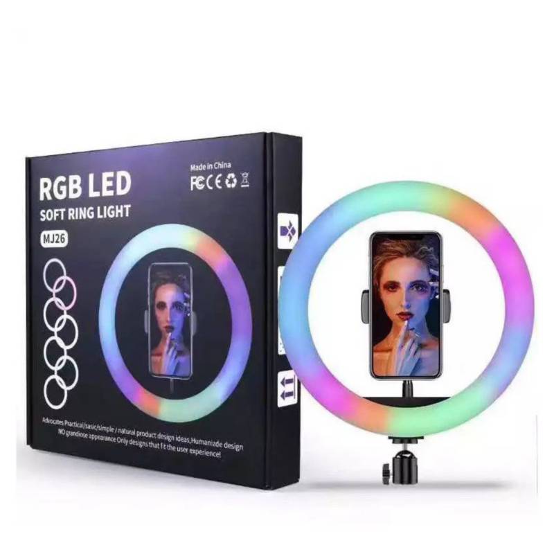 Aro de Luz LED RGB de 36 cm con tripode - Smart Accesorios
