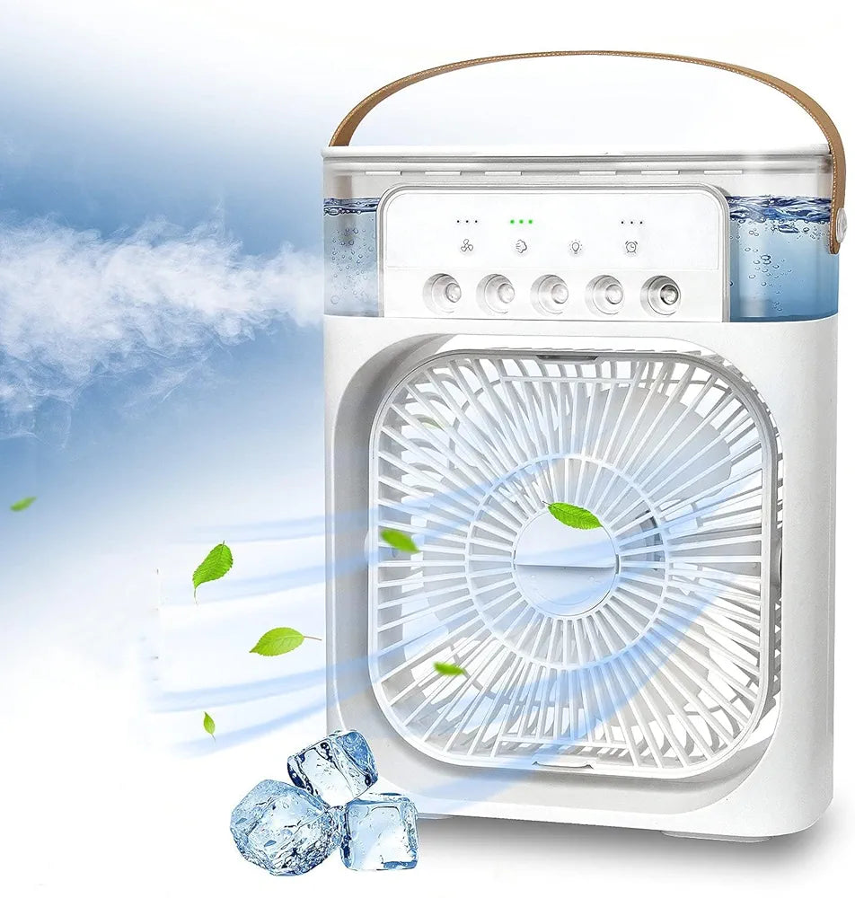Ventilador Personal Aire Frio / Agrega hielo + agua helada ❄️