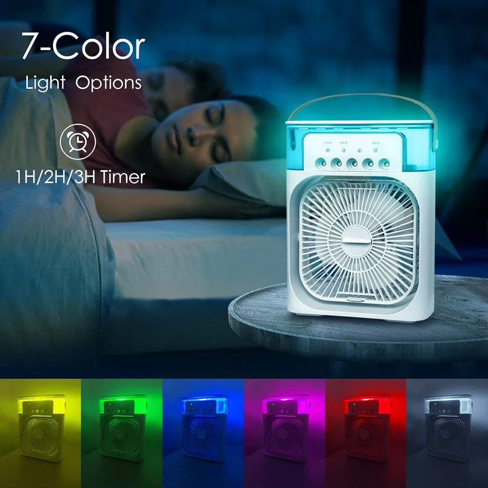 Ventilador Personal Aire Frio / Agrega hielo + agua helada ❄️