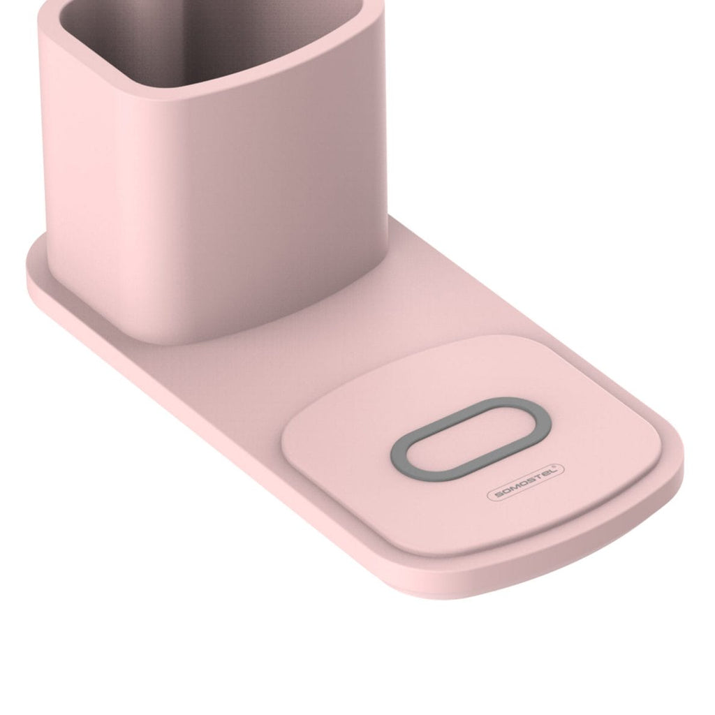 Lámpara de escritorio LED con cargador inalámbrico,puerto de carga USB